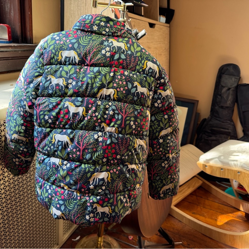 Mini Boden Enchanted Forest Winter Coat
